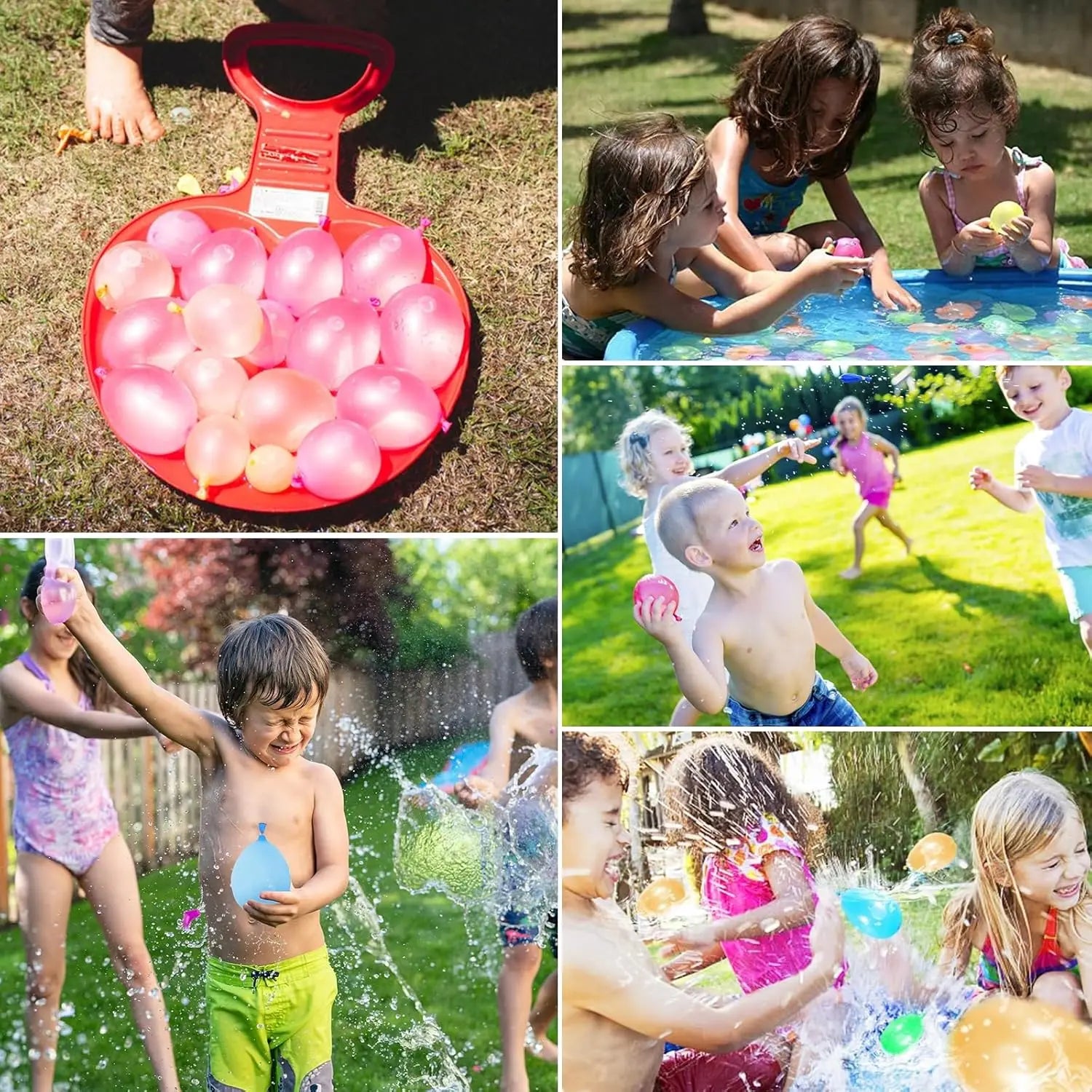 Water Balloons Quick Fill, Water Balloons, Kids and Adults Water Fight Games, Summer Fun Party Toys