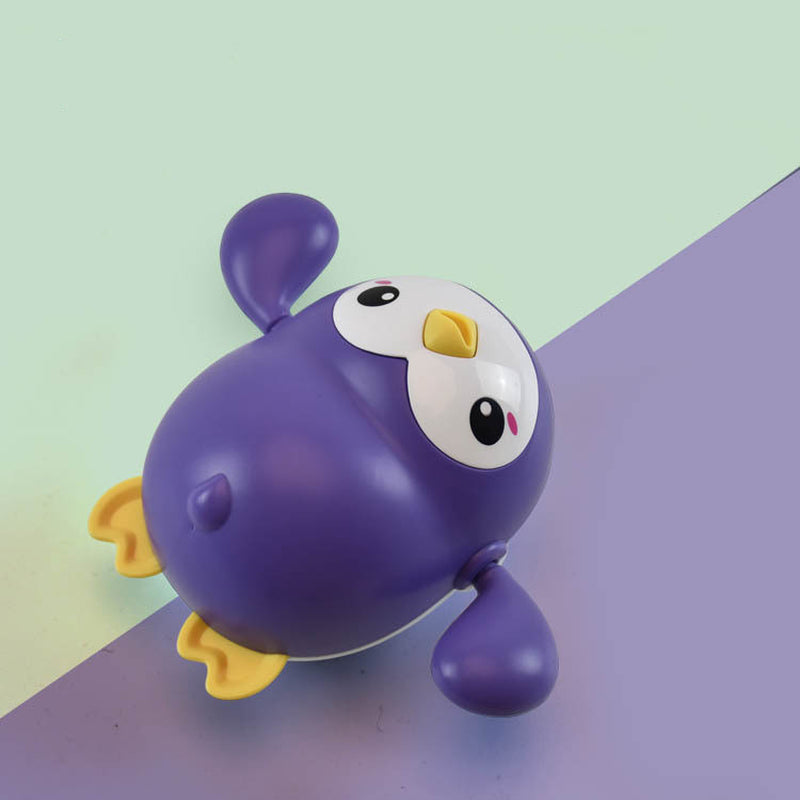 Baby Bath Toy Kawaii Swimming Penguin Bath Pool Toy Cute Wind up Little Penguin Bath Toys Set Baby Montessori Educational Toys