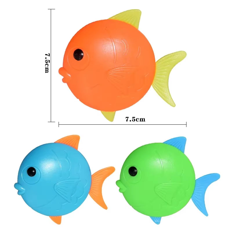 Summer Kids Diving Swimming Pool Throwing Toys Shark Fish Rocket Pool Toy Water Fun Pool Games Swim Summer Water Toys for Kids