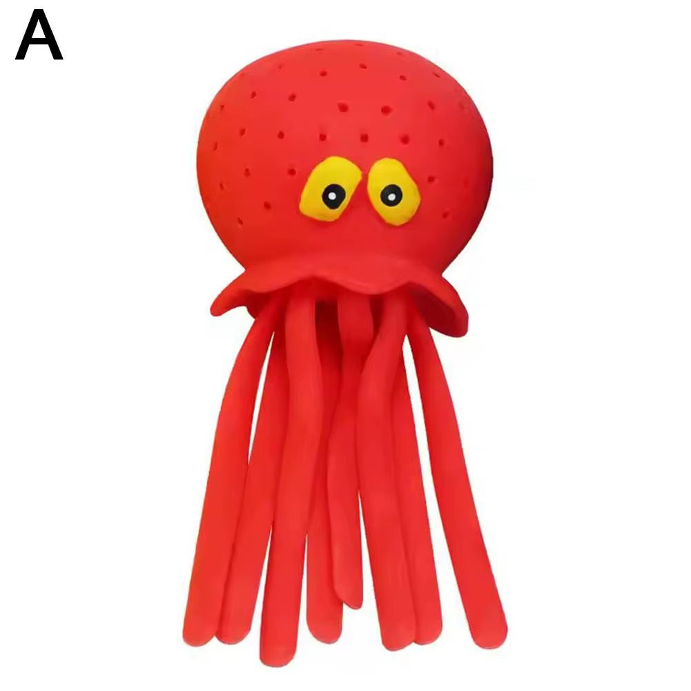 Baby Bath Toys Sponge Water Absorbing Octopus Squeezing Stress Relief Toys Summer Swimming Play Water Bath Toy for Children