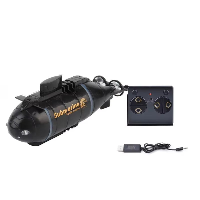 Electric Submarine Boat Underwater Diving Model Mini Playing Wireless Remote Control Model Boat Racing Toy Boys Christmas Gifts