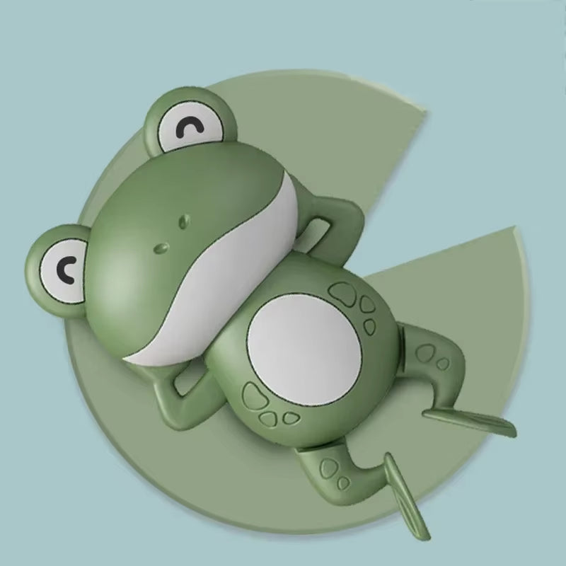 Cute Frogs Baby Bath Toys for Children New Baby Swimming Bath Toy Clockwork Bath Toys Brinquedos Infantil Игрушки Для Детей