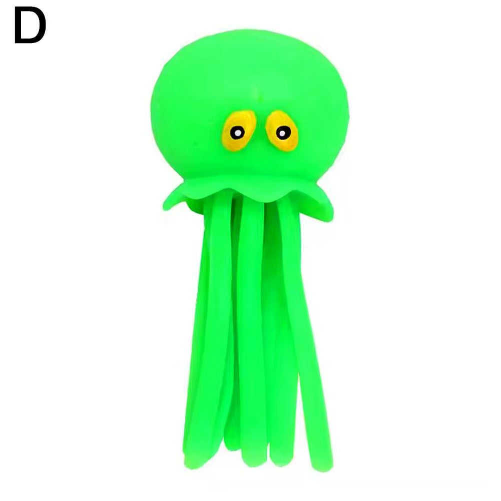Baby Bath Toys Sponge Water Absorbing Octopus Squeezing Stress Relief Toys Summer Swimming Play Water Bath Toy for Children