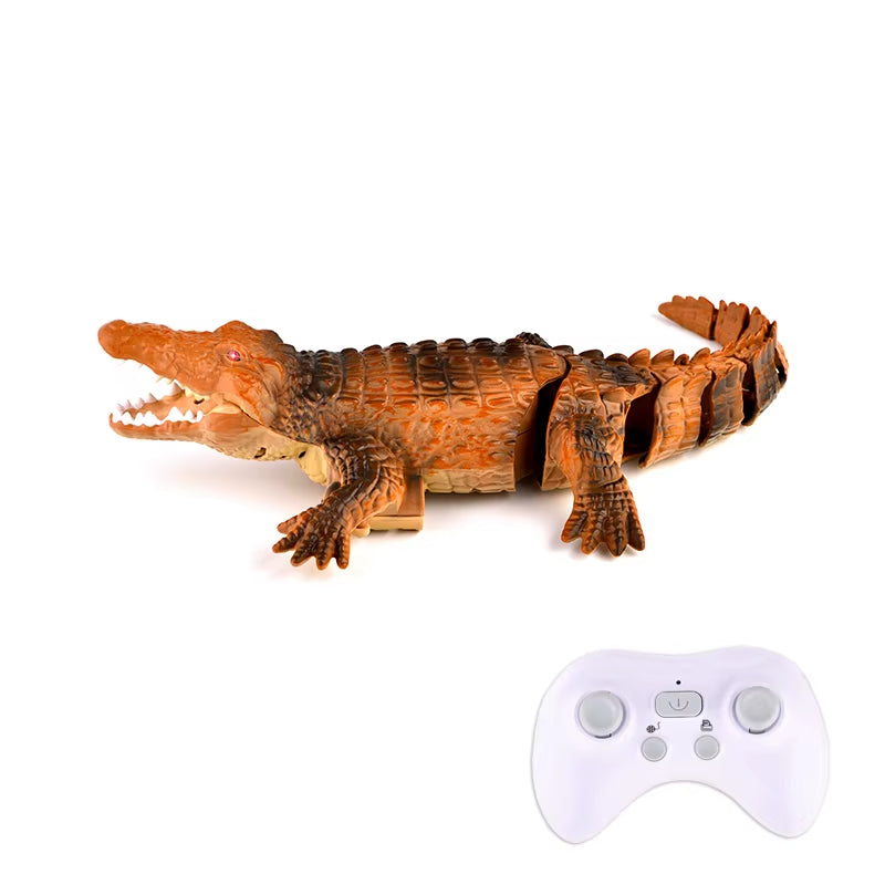 Rc Crocodile Remote Control Boat Electric Simulation Radio Control Machine Toys Children'S Water Pool Outdoor Toys for Boys