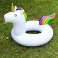 Large Unicorn Inflatable Toys Summer Pool Swimming Ring PVC Thickened Air Beach Party Inflatable Water Toys for Kids Adults