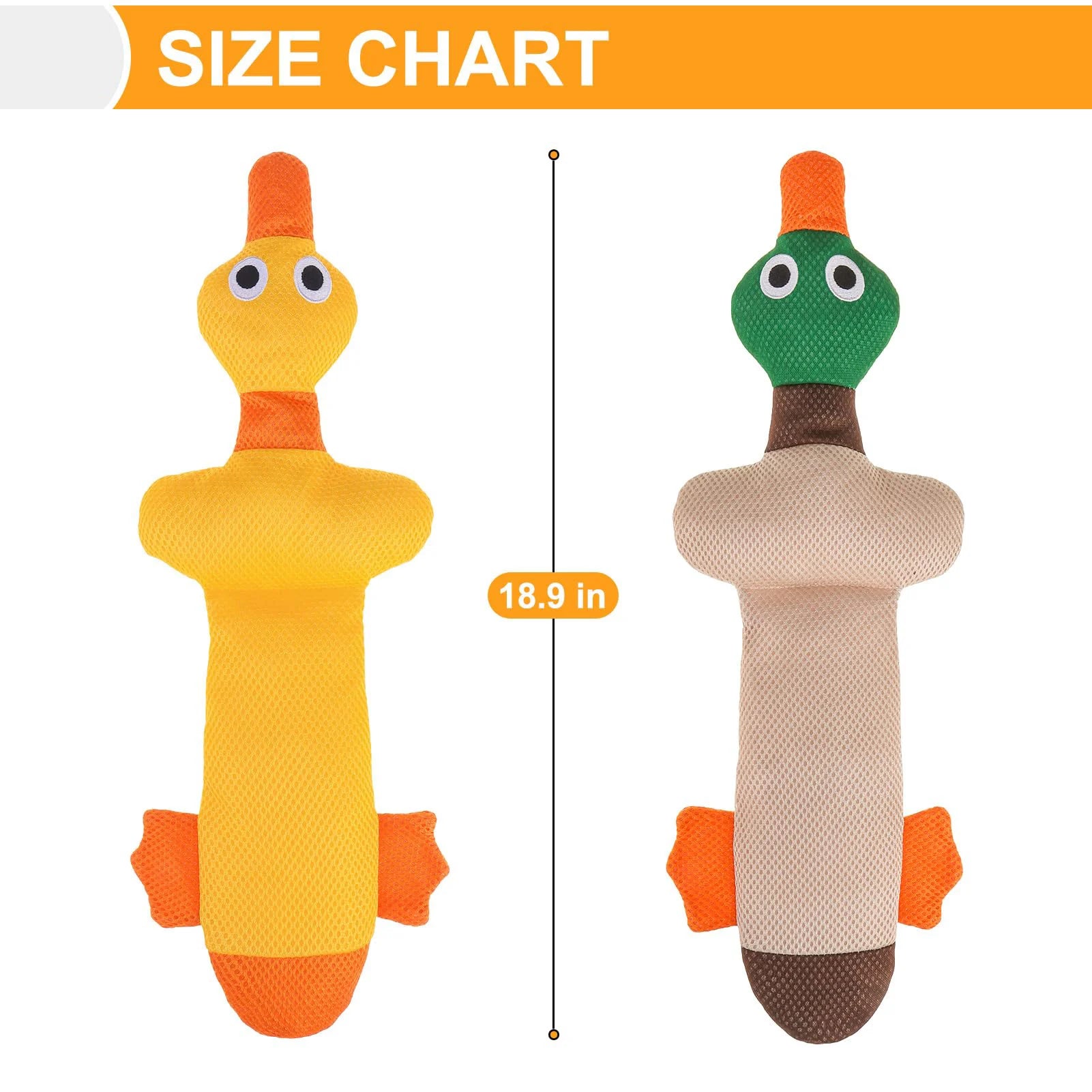 Floating Dog Water Pool Toys 2 Packs - Suitable for Medium/Large-Sized Dogs, Zizi Duck-Designed Pool Toys, Summer Dog Toys