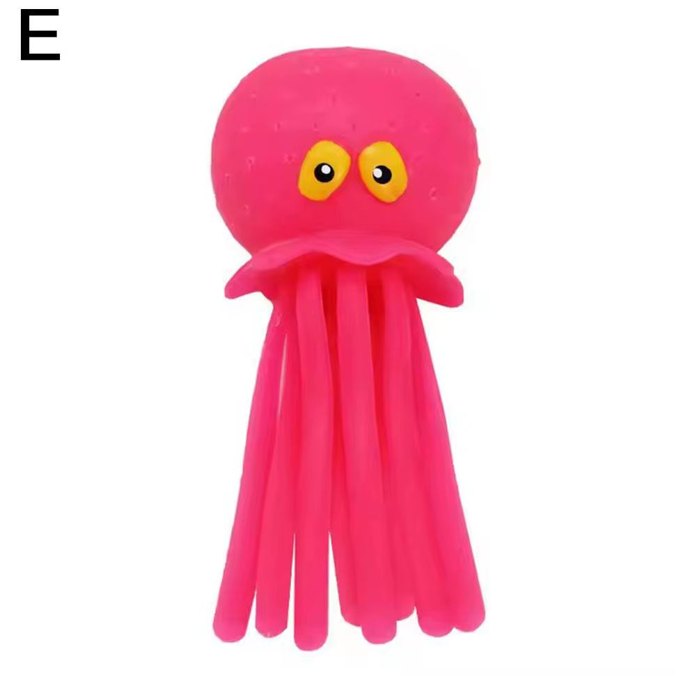 Baby Bath Toys Sponge Water Absorbing Octopus Squeezing Stress Relief Toys Summer Swimming Play Water Bath Toy for Children