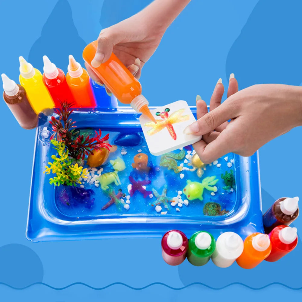 Creative Water Fairy Water Gel Kit Handmade DIY Toys Fairy Water Elf 3D Animal Mold Birthday Gifts Kids Colorful Educational Toy