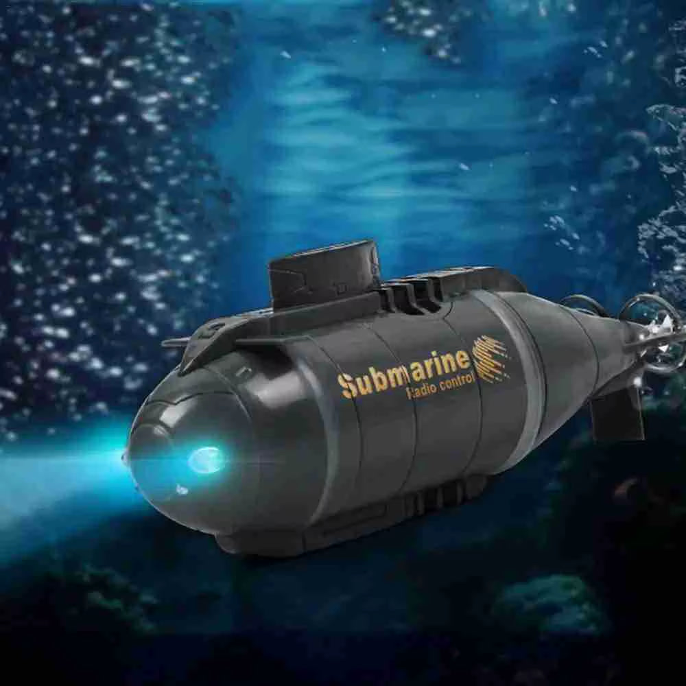 Electric Submarine Boat Underwater Diving Model Mini Playing Wireless Remote Control Model Boat Racing Toy Boys Christmas Gifts