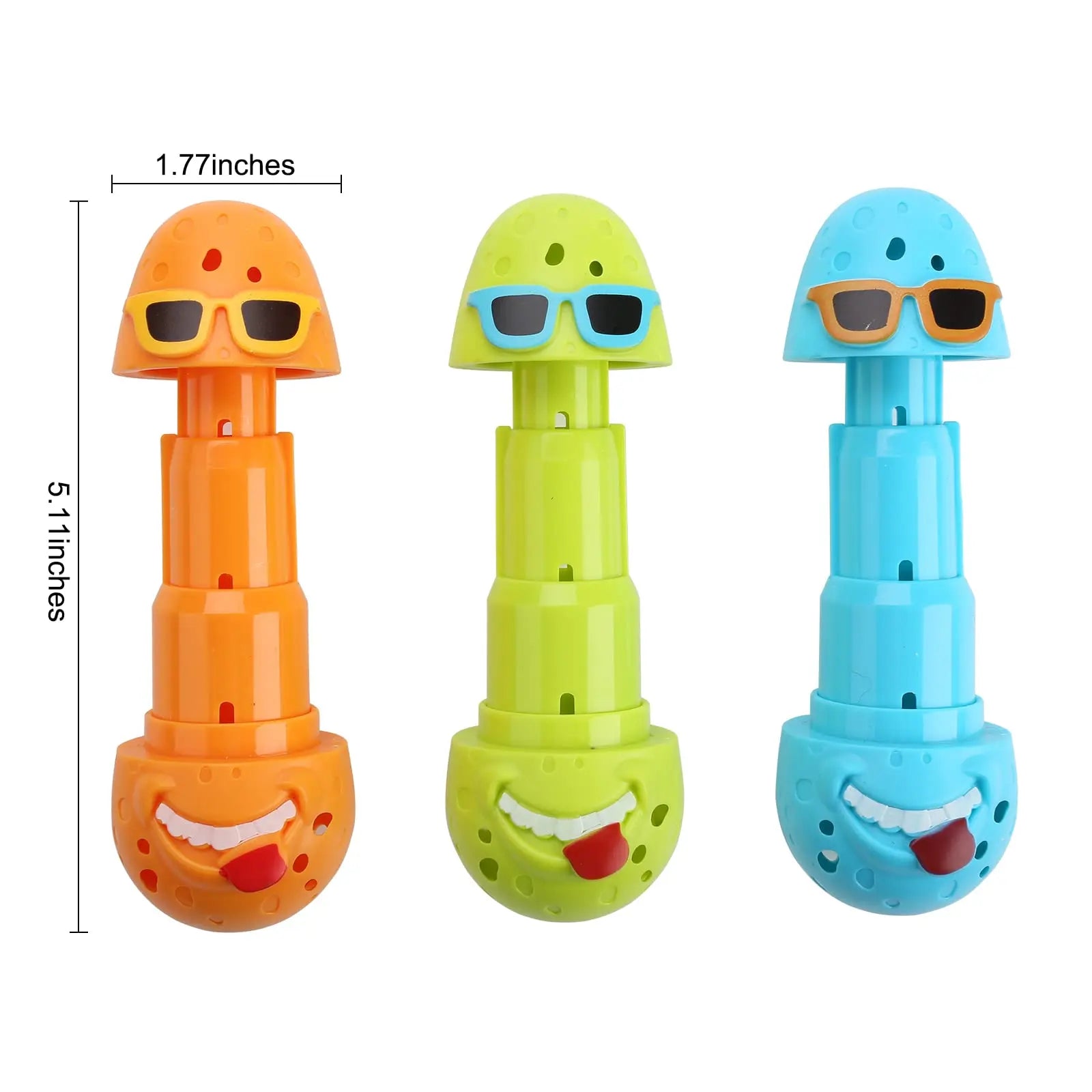 3Pcs Clown Egges Pool Diving Toys Cute Egg Diving Sticks Swimming Pool Dive Toys for Kids Summer Diving Pool Toys Water Toys