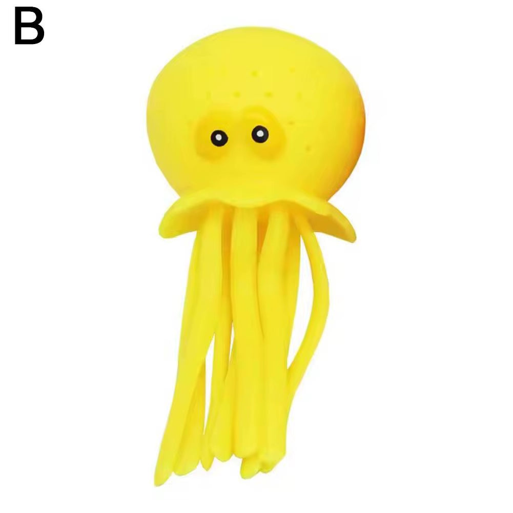 Baby Bath Toys Sponge Water Absorbing Octopus Squeezing Stress Relief Toys Summer Swimming Play Water Bath Toy for Children