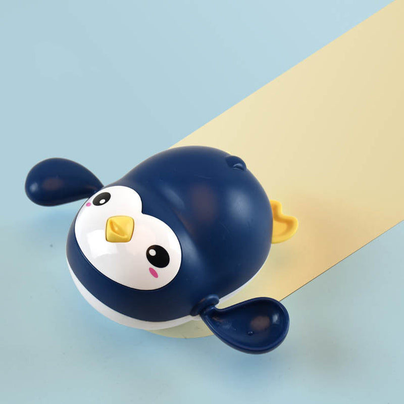 Baby Bath Toy Kawaii Swimming Penguin Bath Pool Toy Cute Wind up Little Penguin Bath Toys Set Baby Montessori Educational Toys
